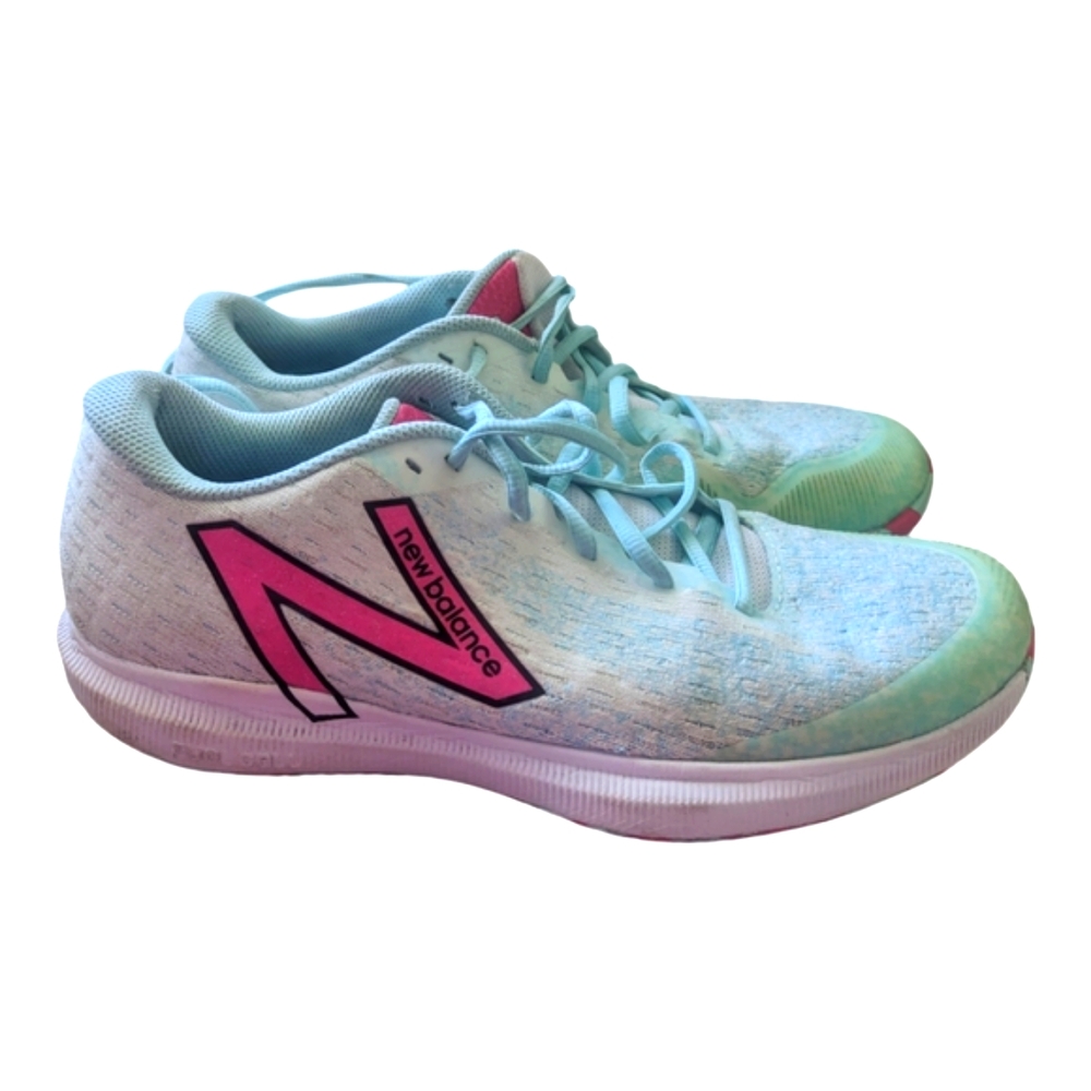 NEW BALANCE Fresh Foam Tempo Running Shoe, Mint/Pink/White | 11